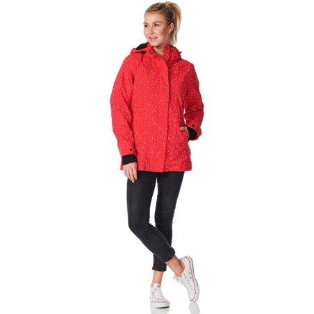 Rachel jacket dot red/white-XXL