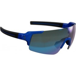 BBB Cycling FullView Fietsbril - Zonnebril met 3 lenzen - Sportbril - Glanzend Kobalt Blauw - BSG-63