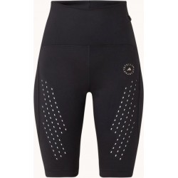 Adidas by Stella Mccartney High waist fiets/sportbroek met mesh - Zwart - Maat XS