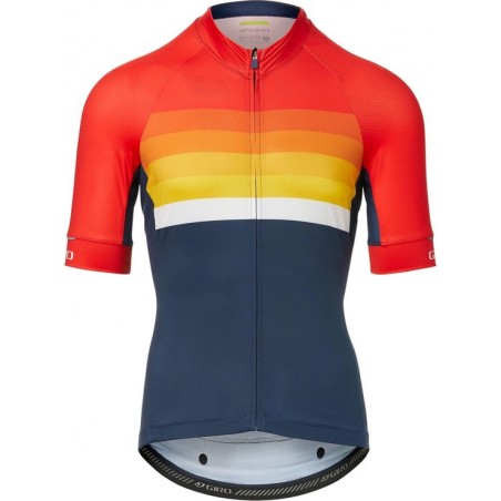 Giro Chrono Expert  Fietsshirt - Maat XL  - Mannen - zwart/grijs/rood