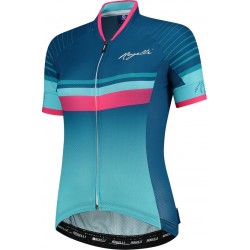 Rogelli Impress Fietsshirt - Maat XXL  - Vrouwen - blauw/roze