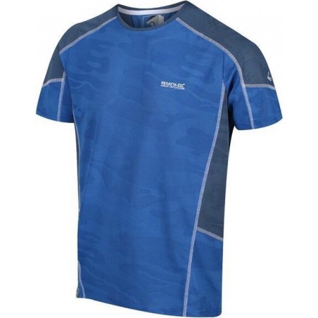 Mannen Camito Actief T-shirt Outdoorshirt blauw