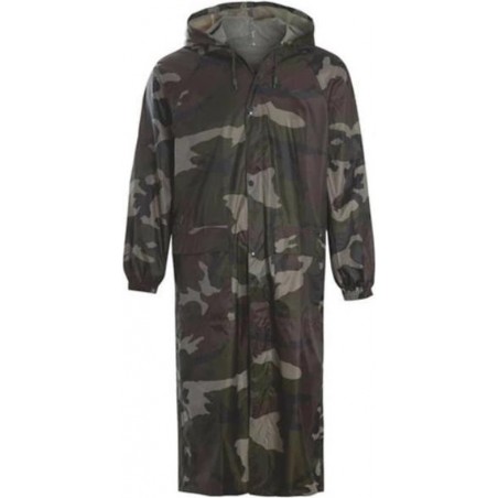 JC Blue Trenchcoat – Camouflage – Regenjas dames – waterdicht