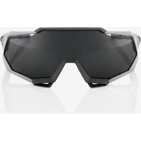 100%  SPEEDTRAP - Soft Tact Stone Grey - Smoke Lens (Incl. Clear Lens)