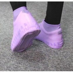 PAARSE siliconen schoencover-Maat M-PAARSE overschoenen-schoenbescherming tegen regen en modder