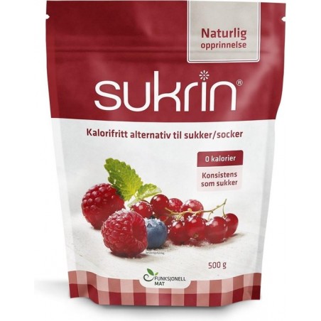 Sukrin (500g) - Bevat Erythritol - 100% Natuurlijke suikervervanger zonder calorieën
