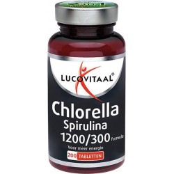Lucovitaal Chlorella Spirulina Voedingssupplement - 200 tabletten