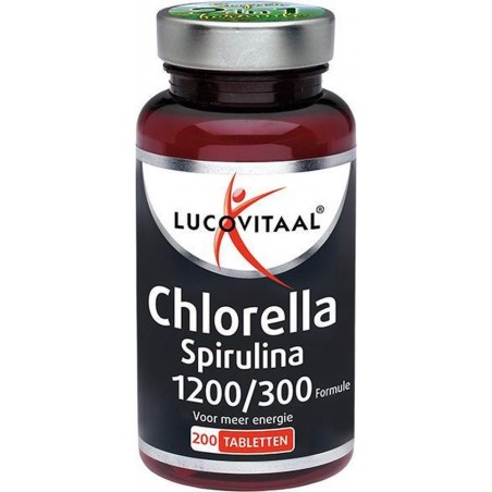 Lucovitaal Chlorella Spirulina Voedingssupplement - 200 tabletten