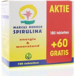Marcus Rohrer Spirulina - 180 + 60 tabletten (actie verpakking)