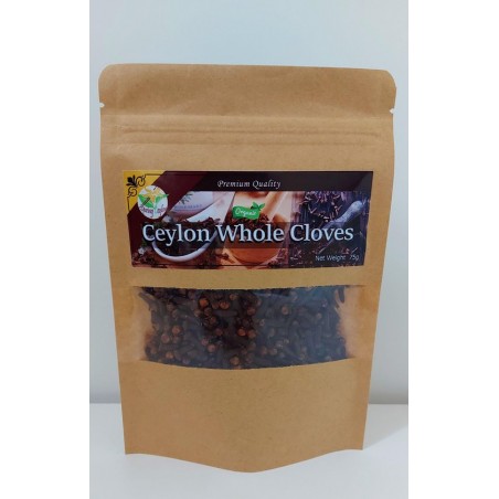 Premium Kwaliteit Ceylon Kruidnagel / Ceylon whole Cloves - 75g