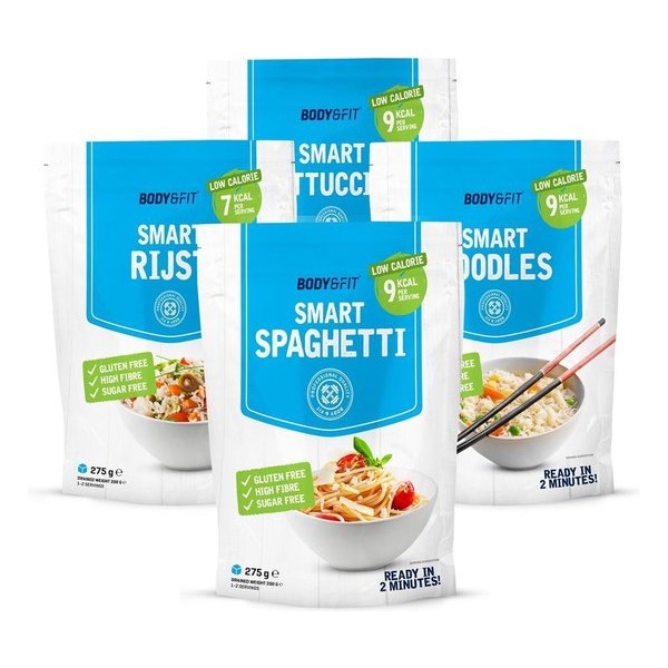 Body & Fit Food Smart Pasta - Spaghetti - Vrij van koolhydraten, vet, suiker en gluten