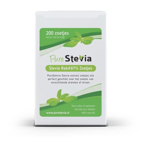 PureStevia Stevia RebA97% zoetjes 2 + 1 GRATIS ! Voordeel verpakking
