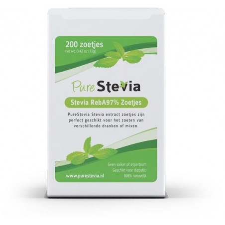 PureStevia Stevia RebA97% zoetjes 2 + 1 GRATIS ! Voordeel verpakking