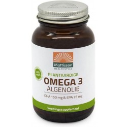 Mattisson Omega 3 algenolie - 60 capsules