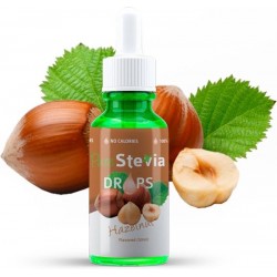 Stevia Drops Hazelnoot 50ml - PureStevia - Stevia druppels - Flavor drops - Hazelnoot - Lekker Verfrissend !