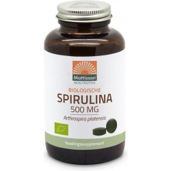 Spirulina Tabletten 500mg Biologisch - 240 stuks