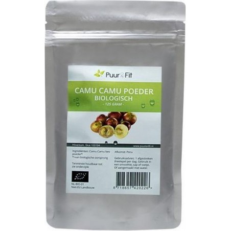 Puur&Fit Camu Camu Poeder Biologisch - 125 gram