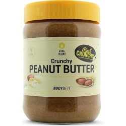 Body & Fit Superfoods Natural Peanut Butter Crunchy Pindakaas - 500 gram