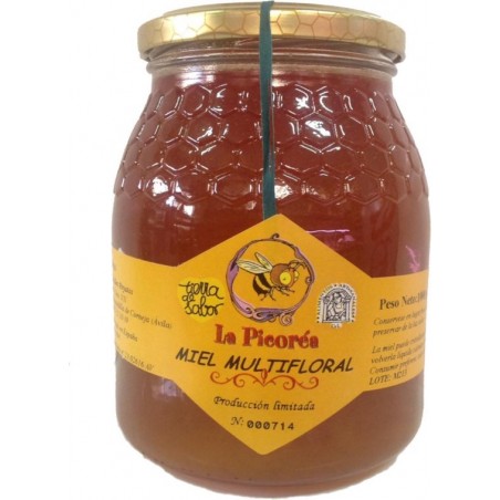 La picoréa Pure flores honingpot van klein Imker uit Spanje | Artisana honing vloeibaar 500 gram