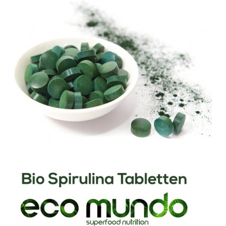 Bio Spirulina Tabletten 1KG - 2000 x 500mg