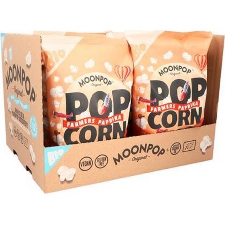 Moonpop - Popcorn -  Farmers Paprika  - 750g - 10 stuks
