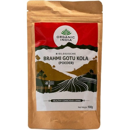 Organic India Brahmi~Gotu Kola poeder biologisch 100 g