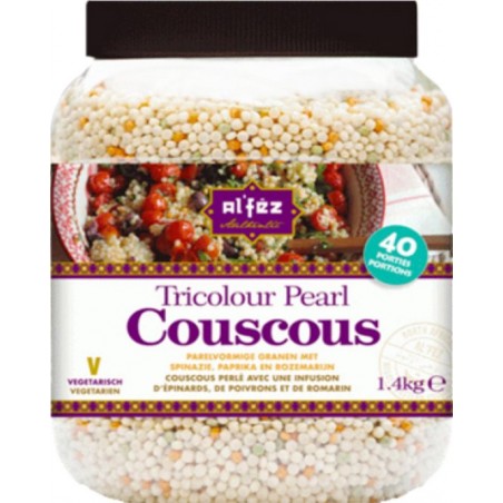 Alfez Pearl Couscous  | Couscousparels | ideal voor om voor de keuken en voor het hele gezin pot 2 kg