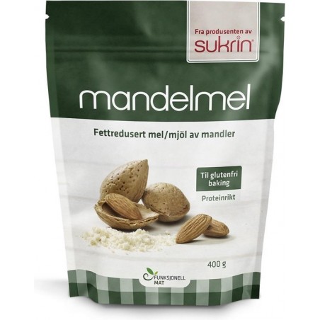Sukrin Amandel meel (400g) - Koolhydraatarm, glutenvrij en een gezond alternatief voor meel