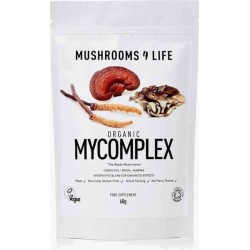 Mushrooms4Life / MyComplex Paddestoel Extract Poeder Biologisch – 60 gram