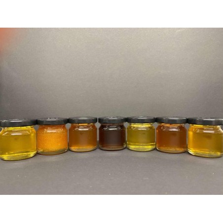 Larry's Kitchen 7 verschillende mini potjes honing 7x40 gram