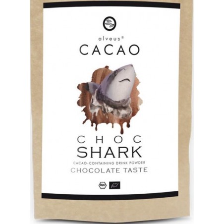 Choc Shark cacao, cacao, biologisch, 125 gram