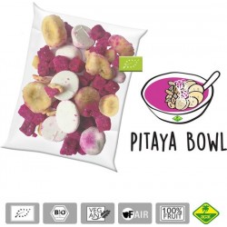 Pitaya bowl BIO – bevroren fruit puree (pulp) en IQF bowl packs - Acai fine fruits club - 4,8 kg (40x120g)
