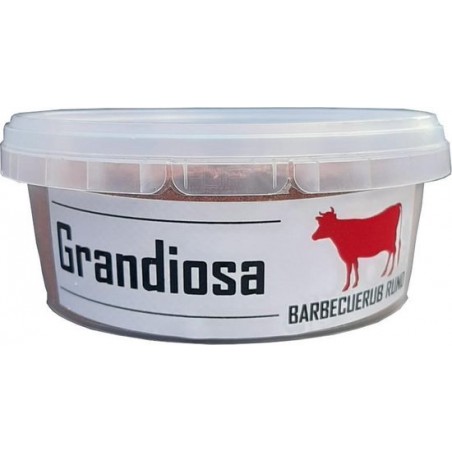 Grandiosa - BBQ rub - rund - 200 gram - bbq kruiden - dry rub