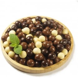 Chocolade hazelnoten gemengd - Zakje 250 gram