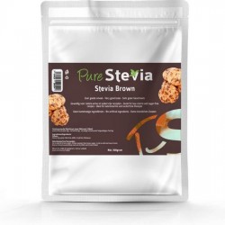 Stevia Bruine suiker 500g - PureStevia - 2 x zoeter dan bruine suiker - niet bitter en heerlijke van smaak!