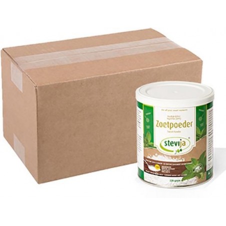 Stevia Zoetpoeder 220 gram - 12 stuks