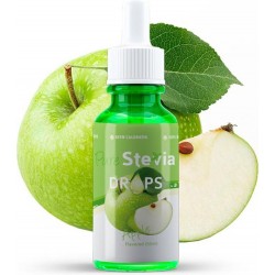 Stevia Drops Appel 50ml Suikervervanger, PureStevia - Stevia druppels - Flavor drops - Bewuste voeding, Lekker Verfrissend !