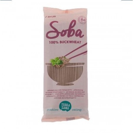 Soba (Japanse boekweitspaghetti) TerraSana - Verpakking 200 gram - Biologisch