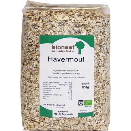 Bionoot Biologische Havermout - 500 gram
