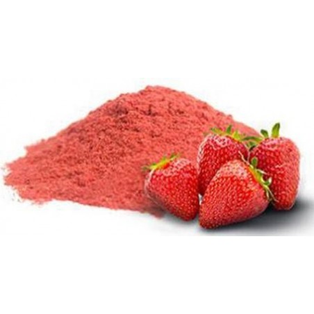 Aardbeien poeder | biologisch | 125 gram | gevriesdroogd
