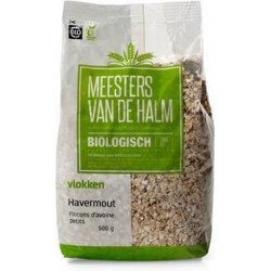 Havermout Meesters Van De Halm - Zak 500 gram - Biologisch