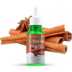 Stevia Drops Cinnamon 50ml - PureStevia - Stevia druppels - Flavor drops - Kaneel - Lekker Verfrissend !