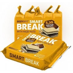 Body & Fit Smart Break - Chocolade hazelnootwafel - Suikerarm - 5 stuks