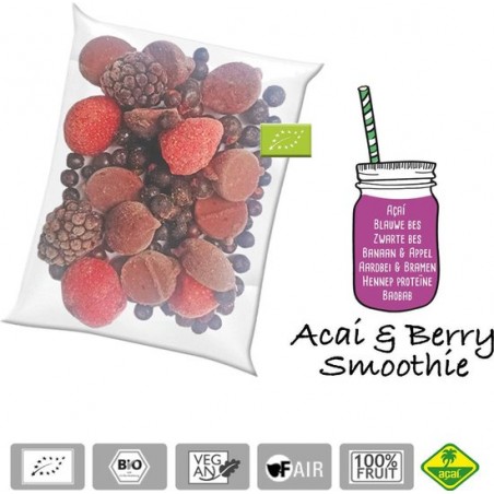 Acai & Berry BIO - Bevroren smoothie pack - Acai fine fruits club - 4,8 kg (40 x 120g)