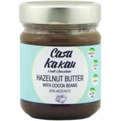Casa Kakau vegan hazelnootpasta cacao, vrij van gluten palmolie soja