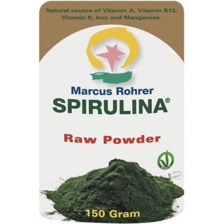 Marcus Rohrer Spirulina poeder doypack + shaker (150 gram)