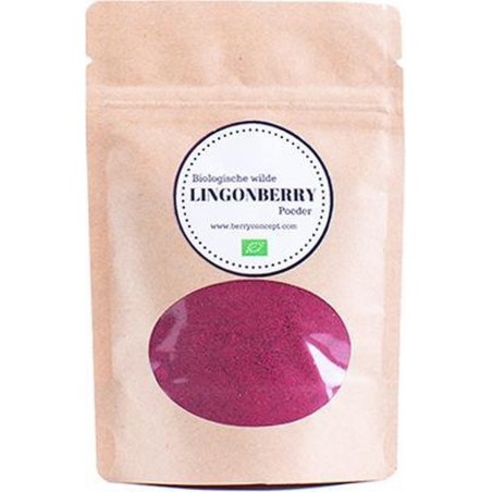 Biologische wilde lingonberry poeder 50 gram