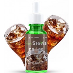 Stevia Drops Cola 50ml - PureStevia - Stevia druppels - Flavor drops - Cola - Lekker Verfrissend !