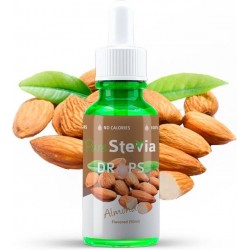 Stevia Drops Almond 50ml - PureStevia - Stevia druppels - Flavor drops - Almond - Lekker Verfrissend !