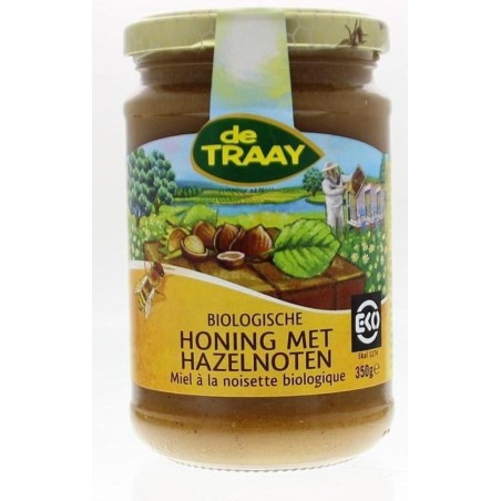 Hazelnoten honing bio 6x350 gram